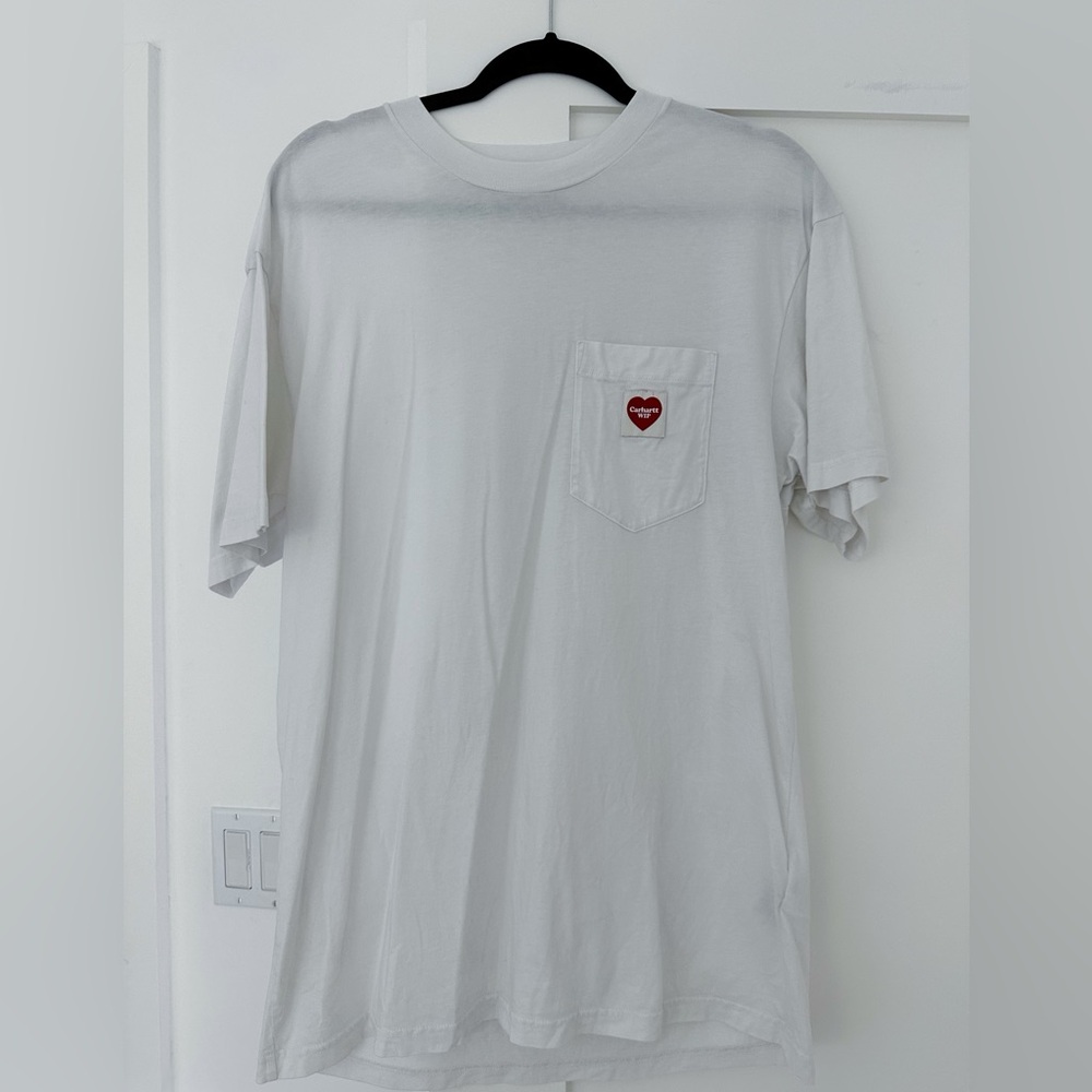 COPY - CARHARTT WORK IN PROGRESS White-Pocket T-shirt